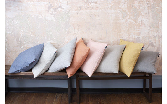 David Fussenegger 2er Set Kissenhülle Nizza Terrakotta