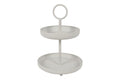 Countryfield Etagere Fenne weiß 41 cm H