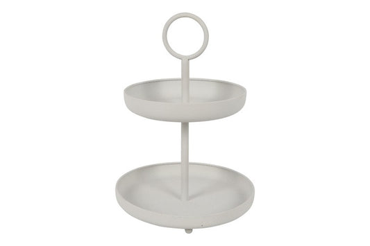 Countryfield Etagere Fenne weiß 41 cm H