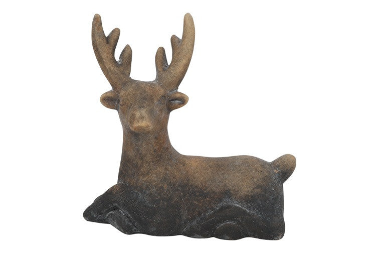 Countryfield liegender Hirsch Reuben grau 16 cm L