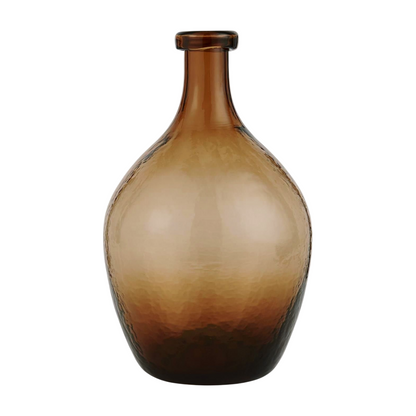 IB Laursen Glasballon Mundgeblasen braun