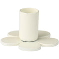 IB Laursen Kerzenhalter Blüte für 1,3 cm Kerze in Butter Creme