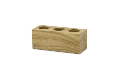 DeWi 3er Holzblock Eiche für Spice Tube XL