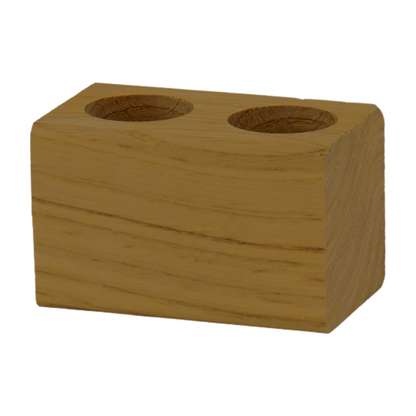 DeWi 2er Holzblock Eiche für Spice Tube XL