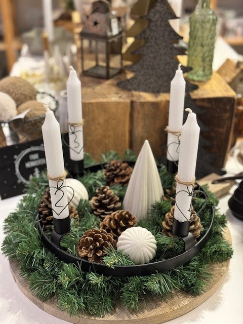 IB Laursen Herz Anhänger mit Zahlen 1-4