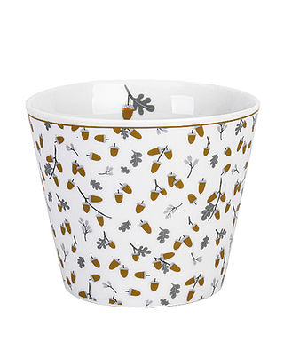 Krasilnikoff Becher ohne Henkel Golden Acorns
