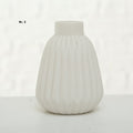 Boltze Matte Vase weiß Modell Esko