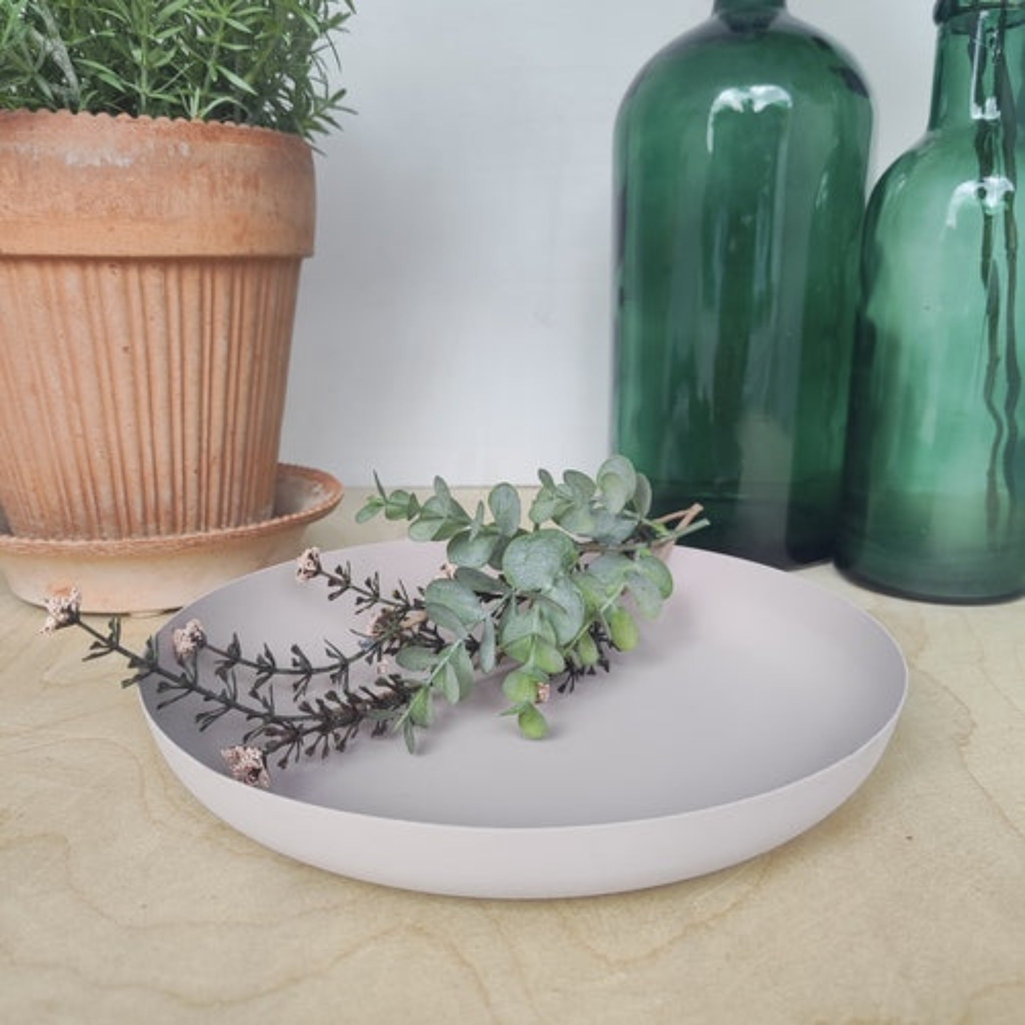 Madleys rundes Metall Tablett Mushroom