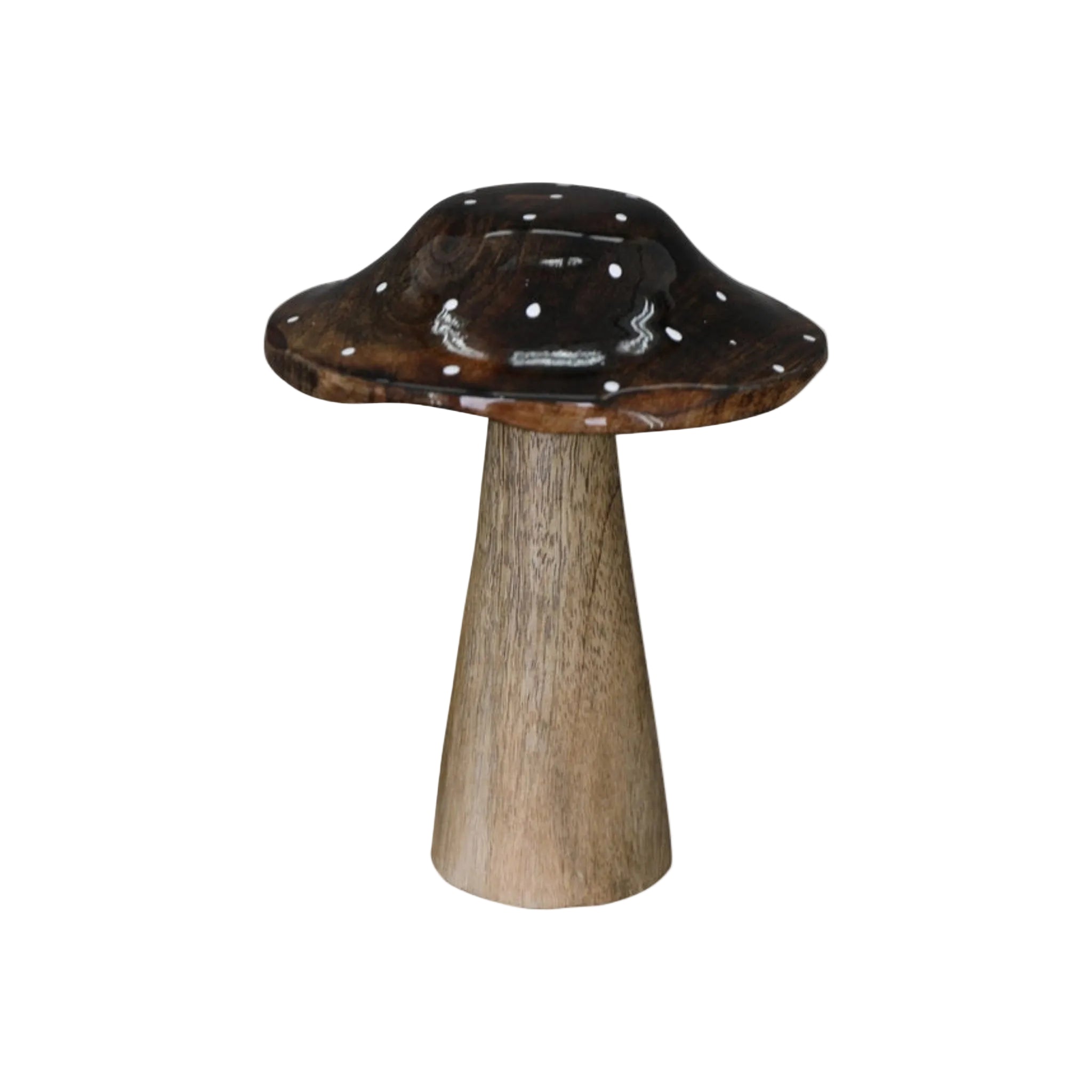 Deko Pilz Dost aus Holz 15 cm H
