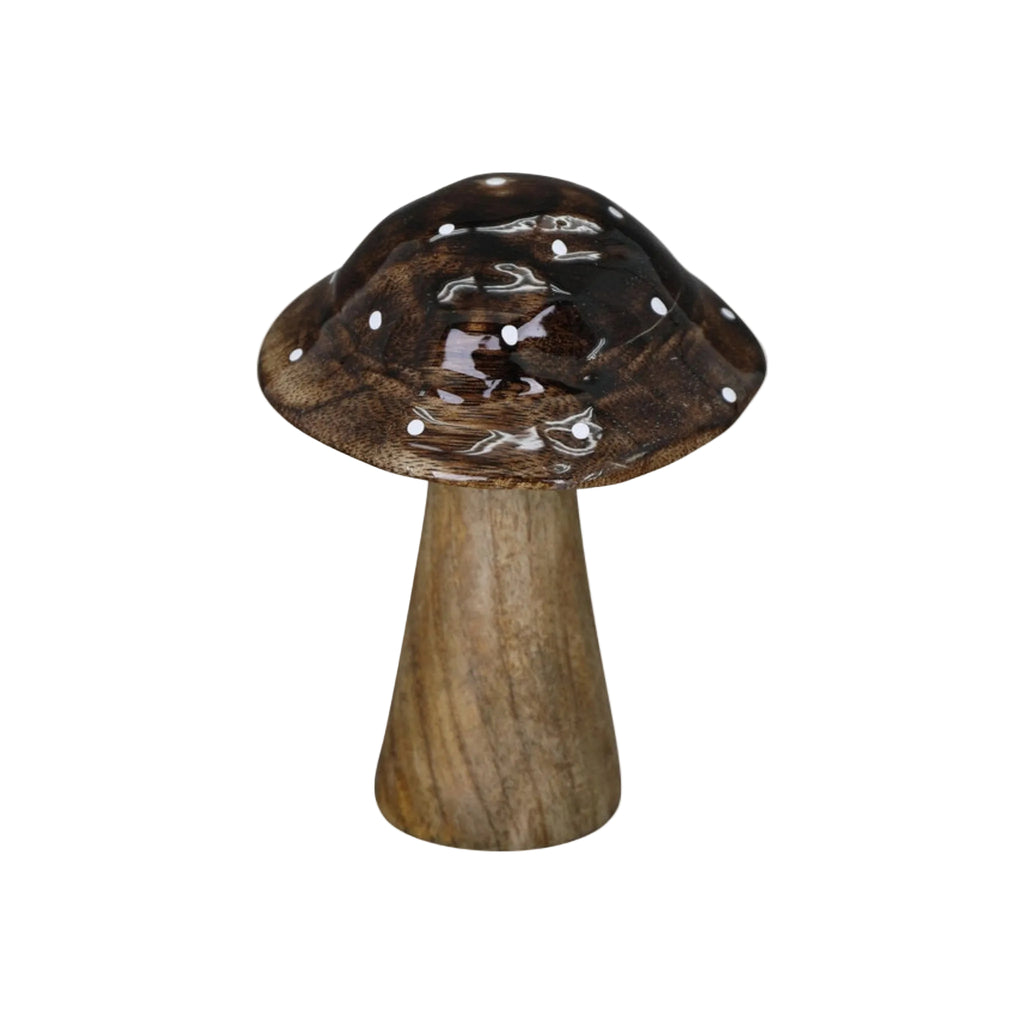 Exner Pilz Dost aus Holz braun 12 cm H