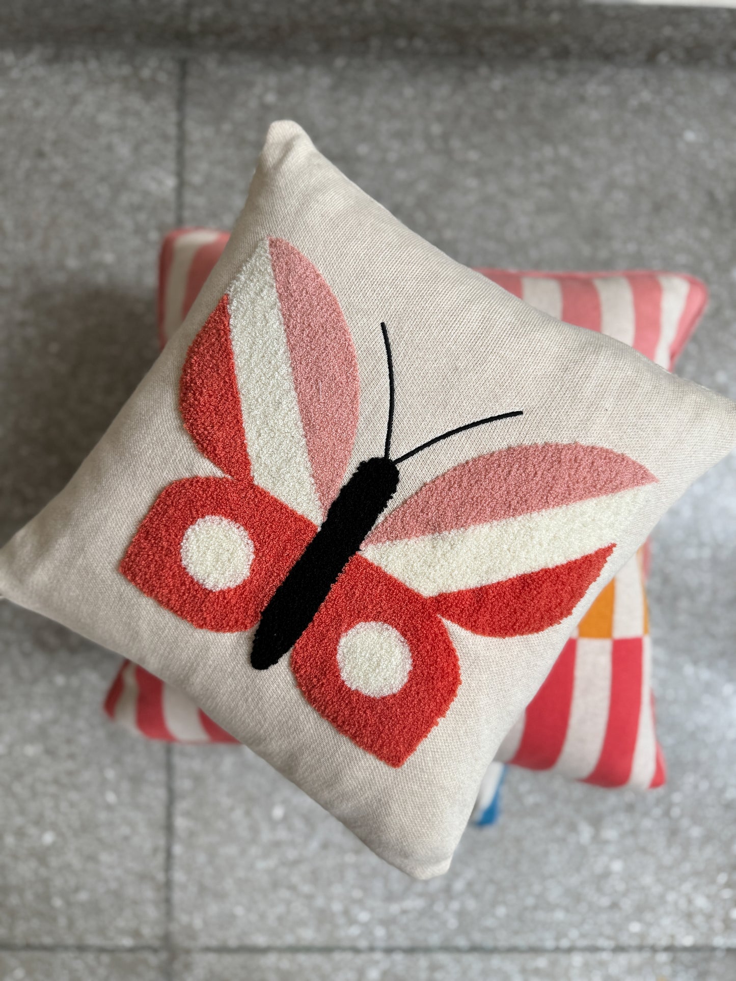 Funky Doris Mini Kissenhülle – Modell "Butterfly Pink