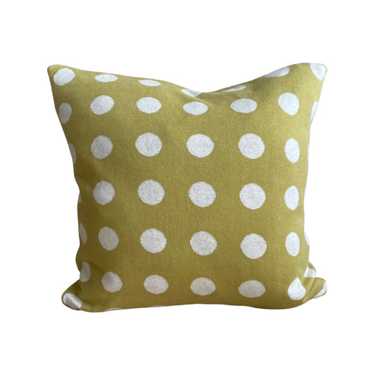 Funky Doris Kissenbezug Astrid Olive gepunktet