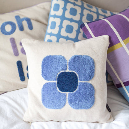 Funky Doris mini Kissenbezug Doris Blume blue