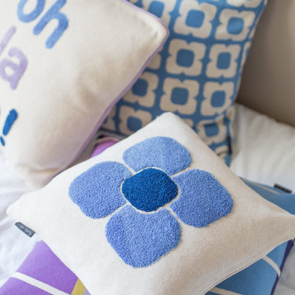 Funky Doris mini Kissenbezug Doris Blume blue