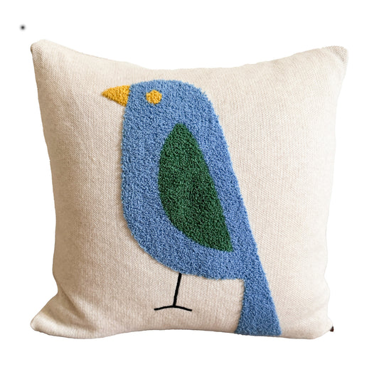 Funky Doris Mini Kissenhülle Modell "Birdy" Blau