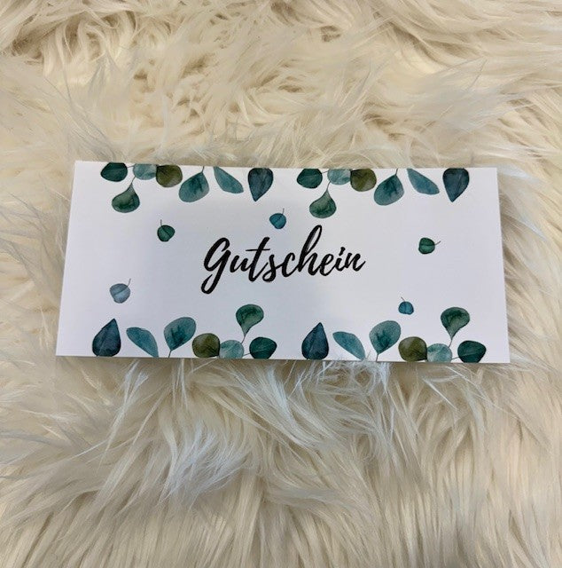 Idee Butik- Geschenkgutschein für das Geschäft
