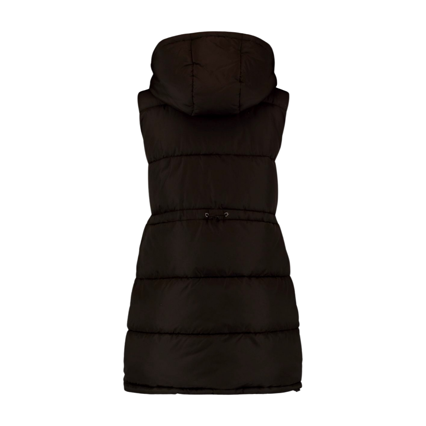 Hailys Steppweste mit Kapuze schwarz Lo44na