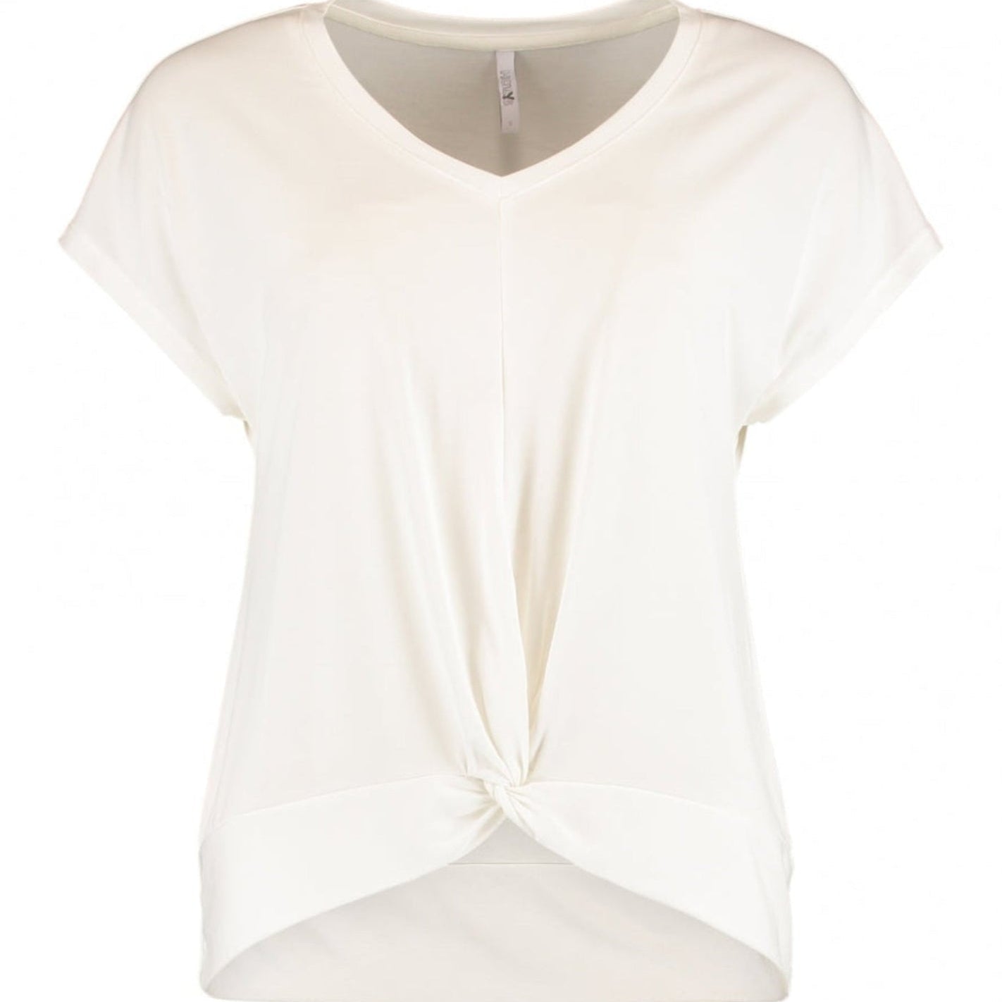 Hailys T- Shirt mit V- Ausschnitt Fa44bia offwhite