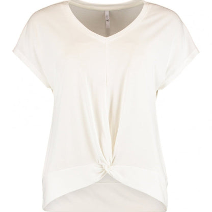 Hailys T- Shirt V- Ausschnitt Fa44bia offwhite
