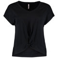 Hailys T-Shirt V- Ausschnitt Fa44bia schwarz
