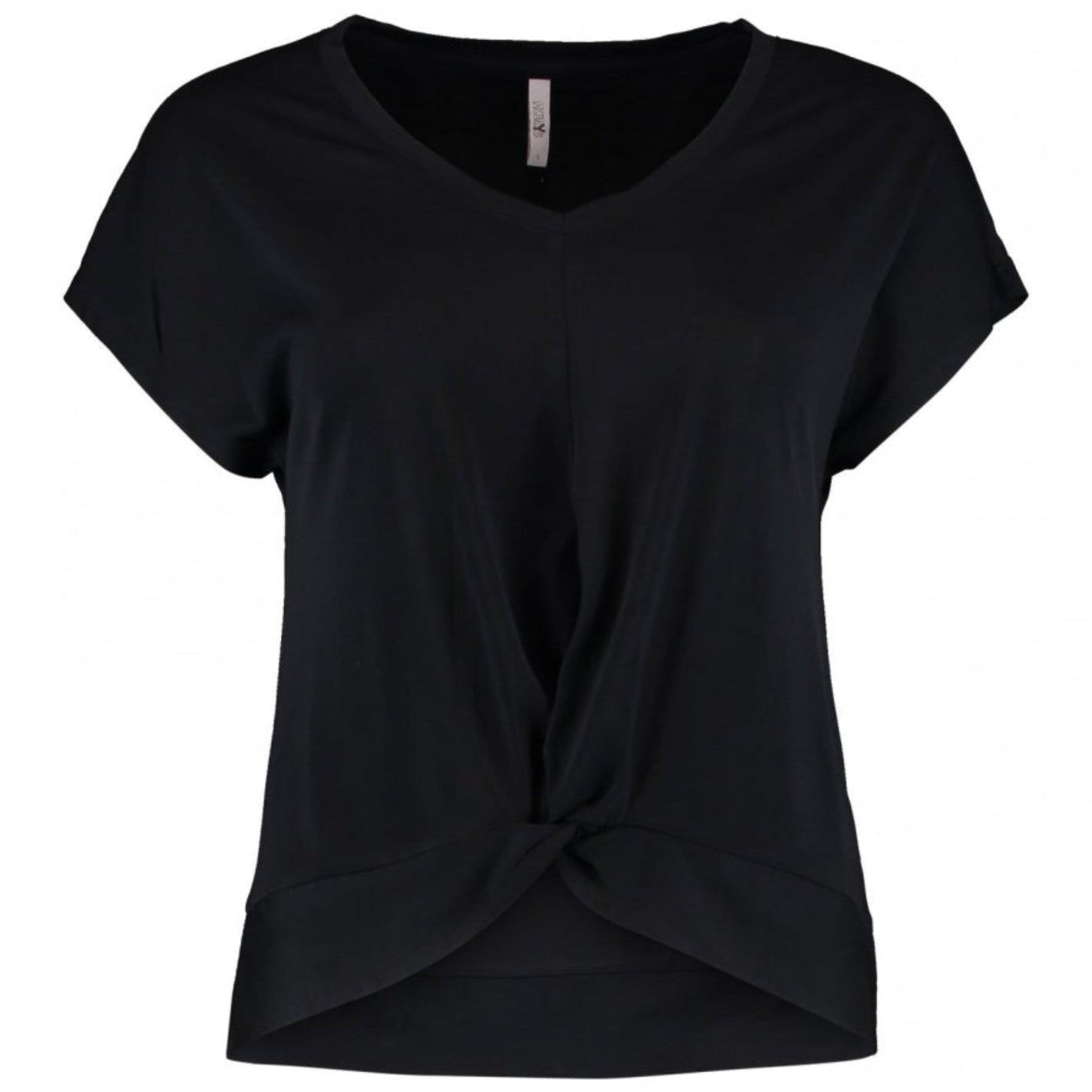 Hailys T-Shirt V- Ausschnitt Fa44bia schwarz
