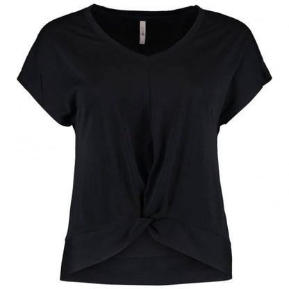 Hailys T-Shirt V- Ausschnitt Fa44bia schwarz