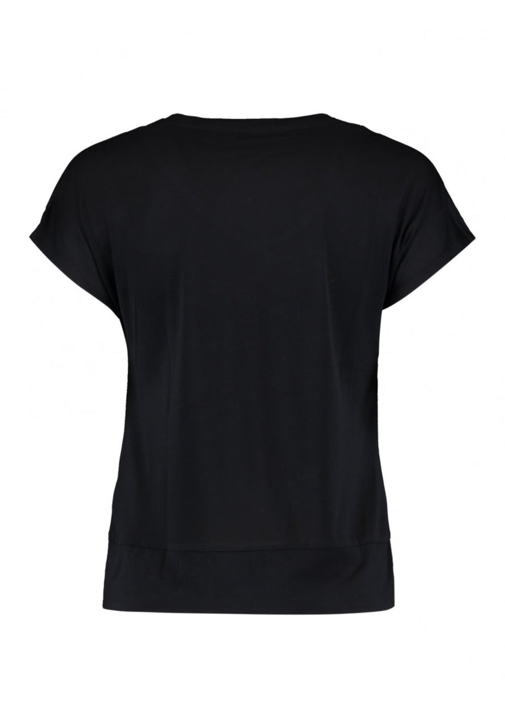 Hailys T-Shirt V- Ausschnitt Fa44bia schwarz