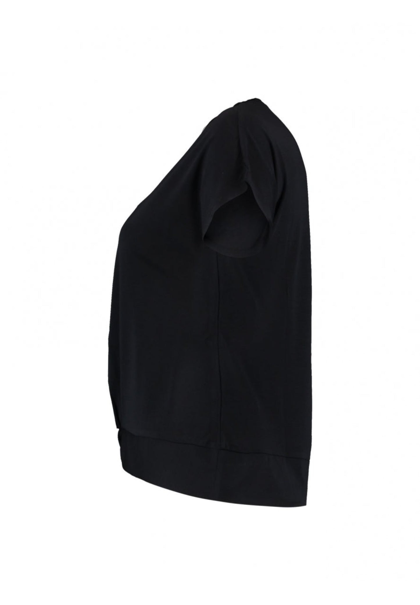 Hailys T-Shirt V- Ausschnitt Fa44bia schwarz