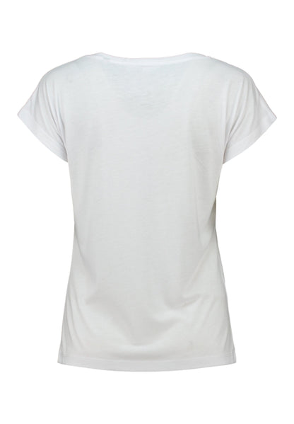 Hailys T-Shirt Sh44aron weiß mit Herzen