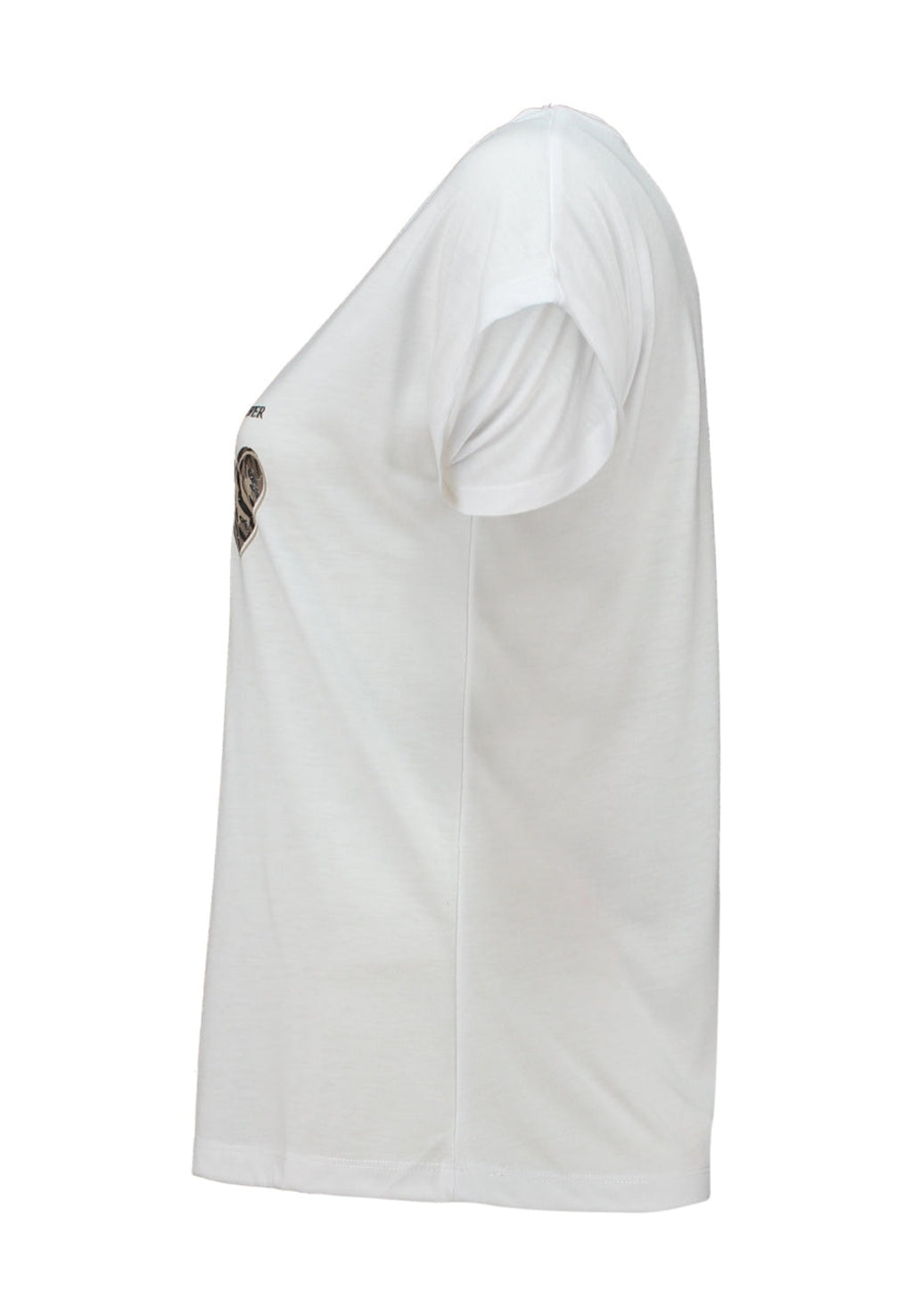 Hailys T-Shirt Sh44aron weiß mit Herzen
