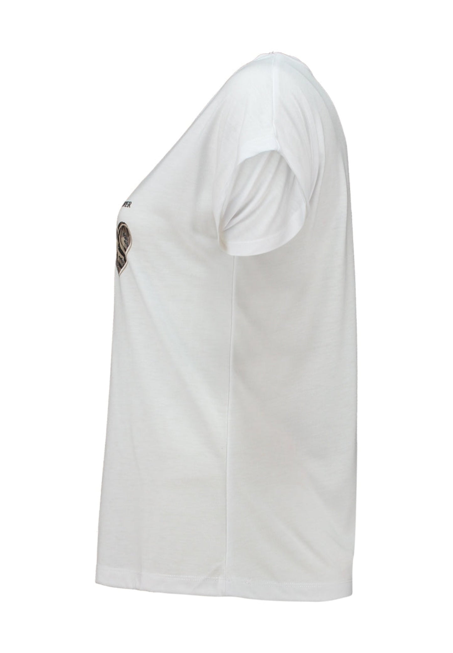Hailys T-Shirt Sh44aron weiß mit Herzen