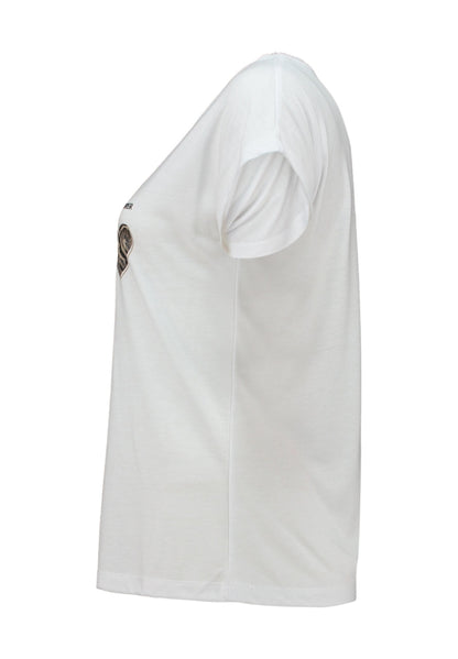 Hailys T-Shirt Sh44aron weiß mit Herzen