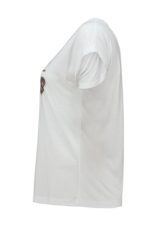 Hailys T-Shirt Sh44aron weiß mit Herzen