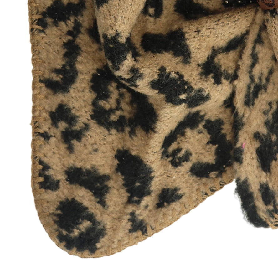 Lot83 Schal Nina Leopard Taupe