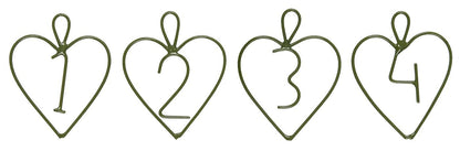 IB Laursen Herz Anhänger mit Zahlen 1-4