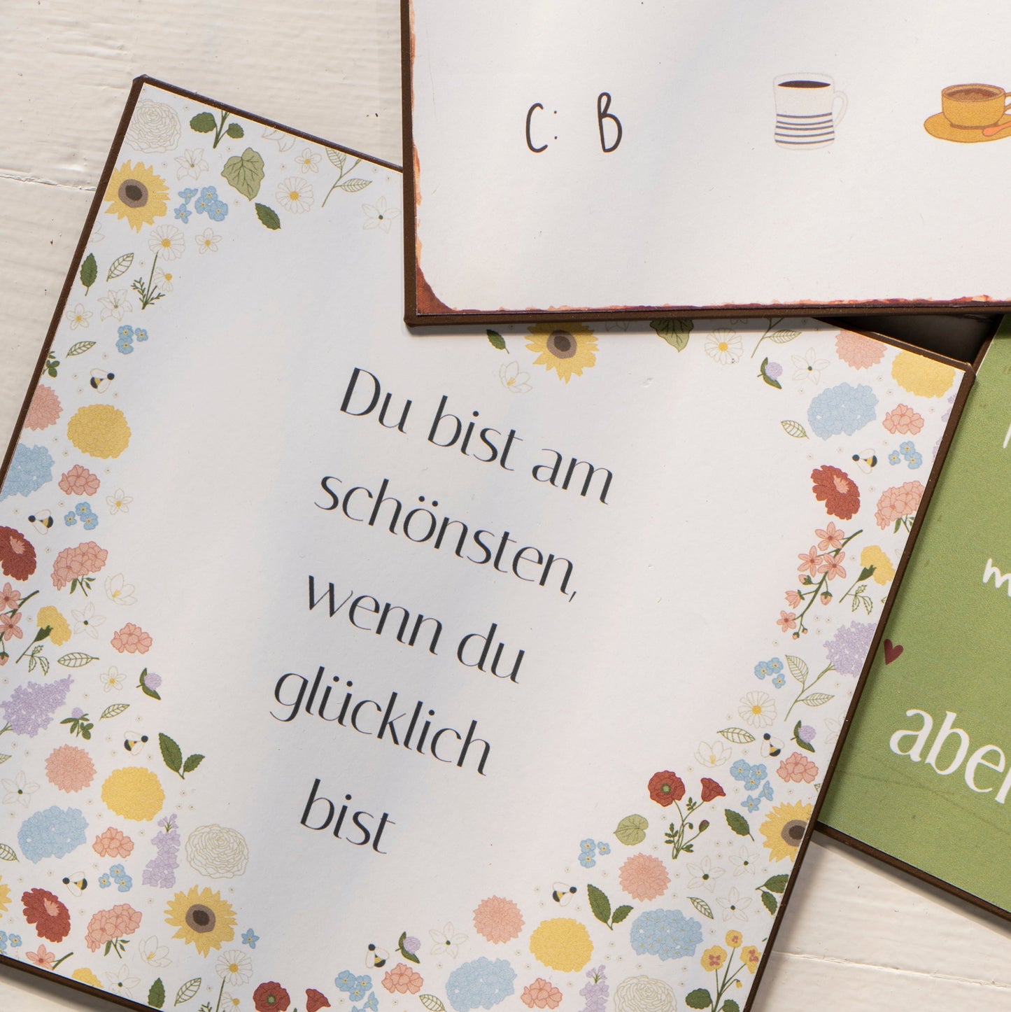 IB Laursen Metallschild Du bist am schönsten wenn du glücklich bist