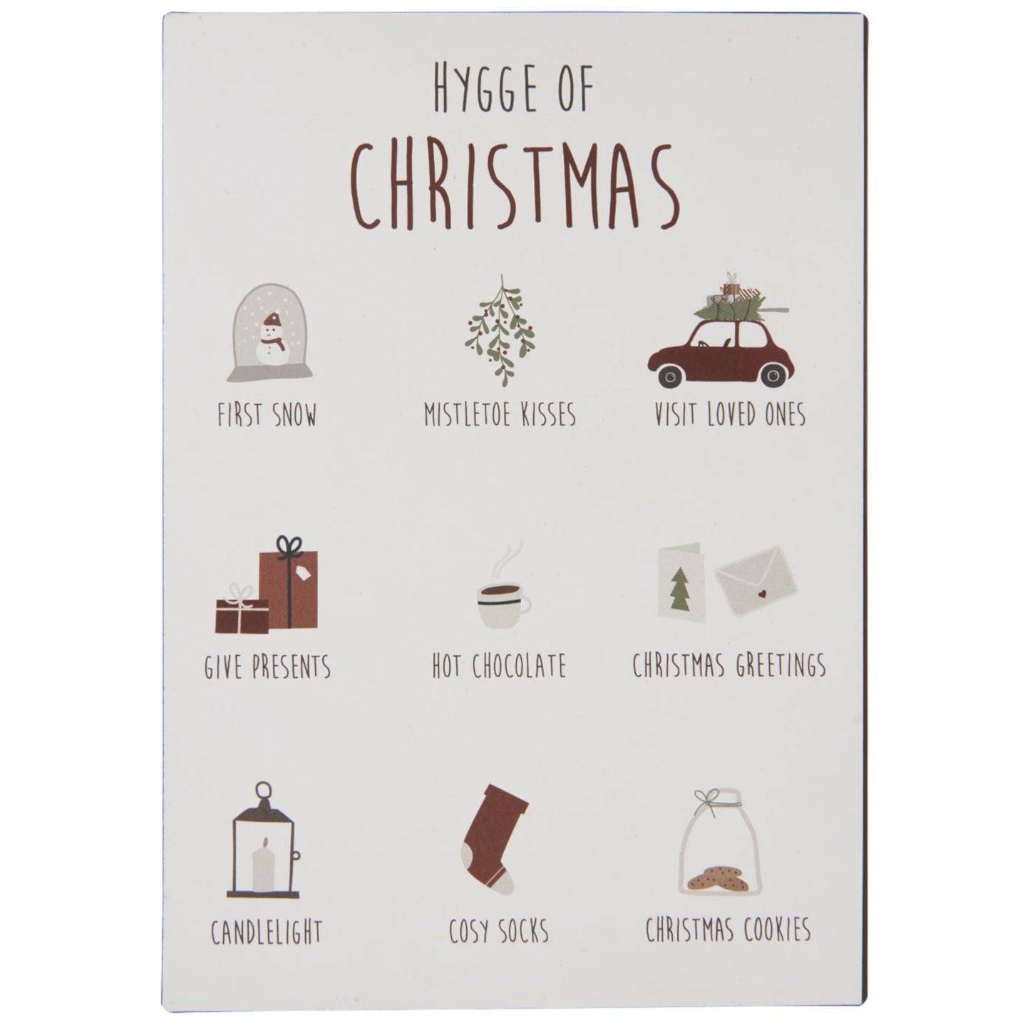 IB Laursen Schild Hygge of Christmas