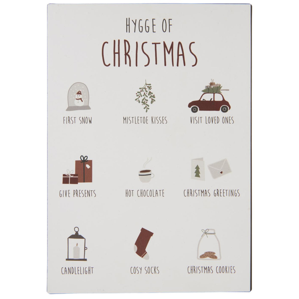 IB Laursen Schild Hygge of Christmas