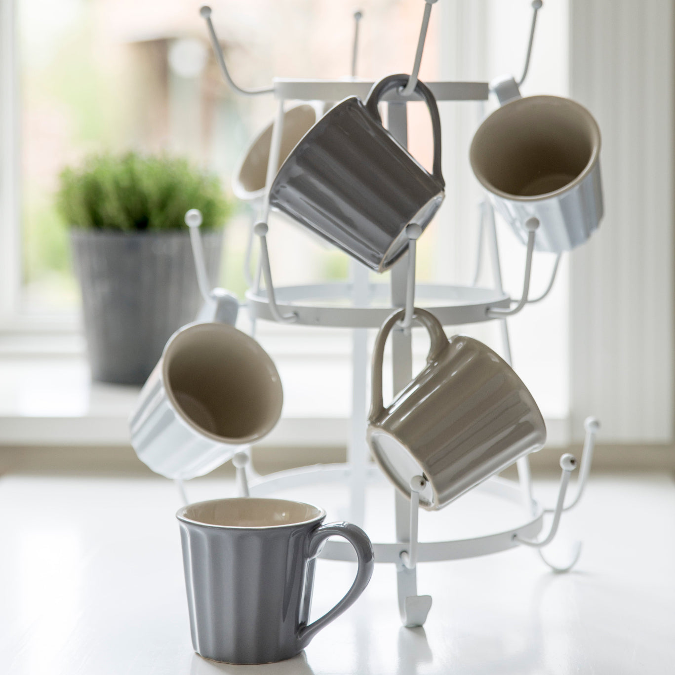 IB Laursen Mynte Tasse mit Henkel French Grey
