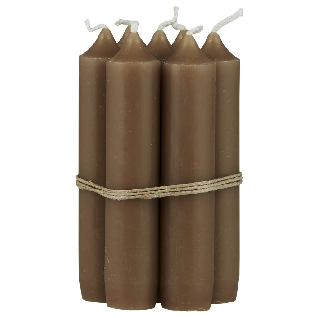 IB Laursen Stabkerze Milkey brown