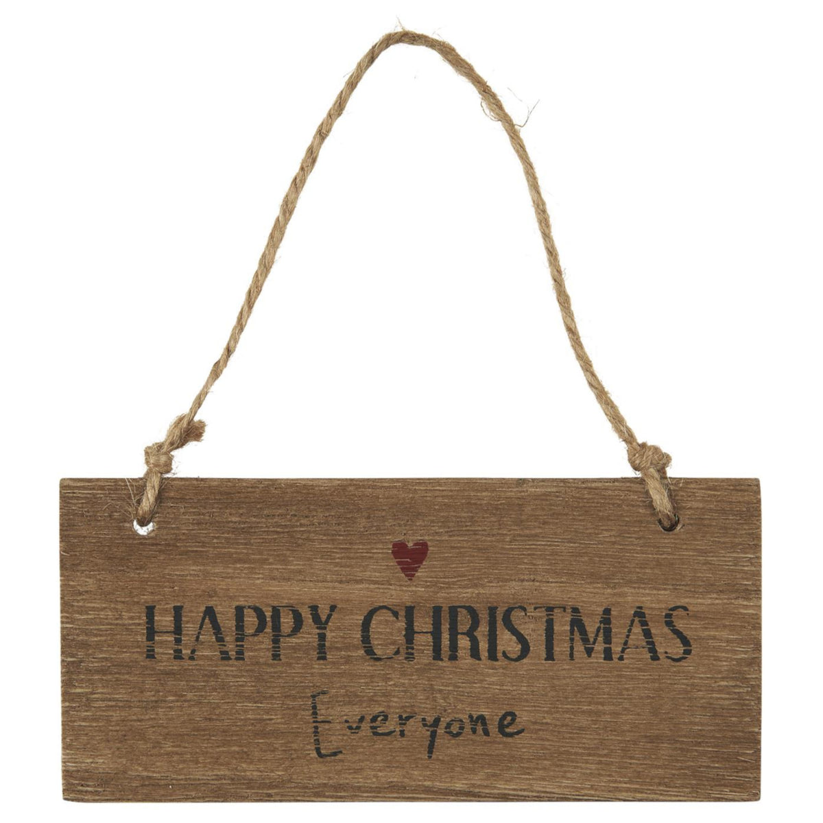 IB Laursen Holzschild Happy Christmas Everyone