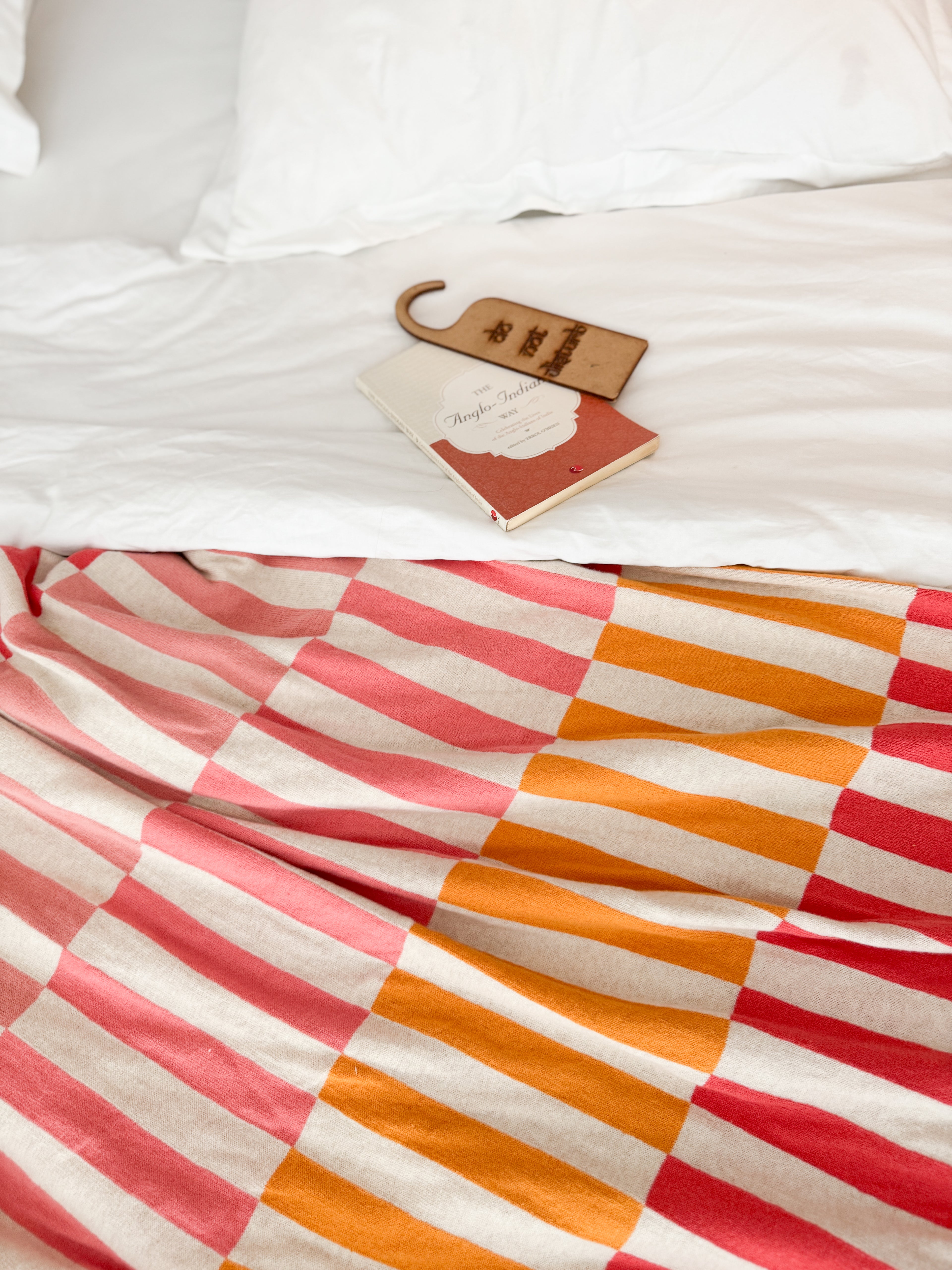 Funky Doris Wolldecke Mojo red rosa