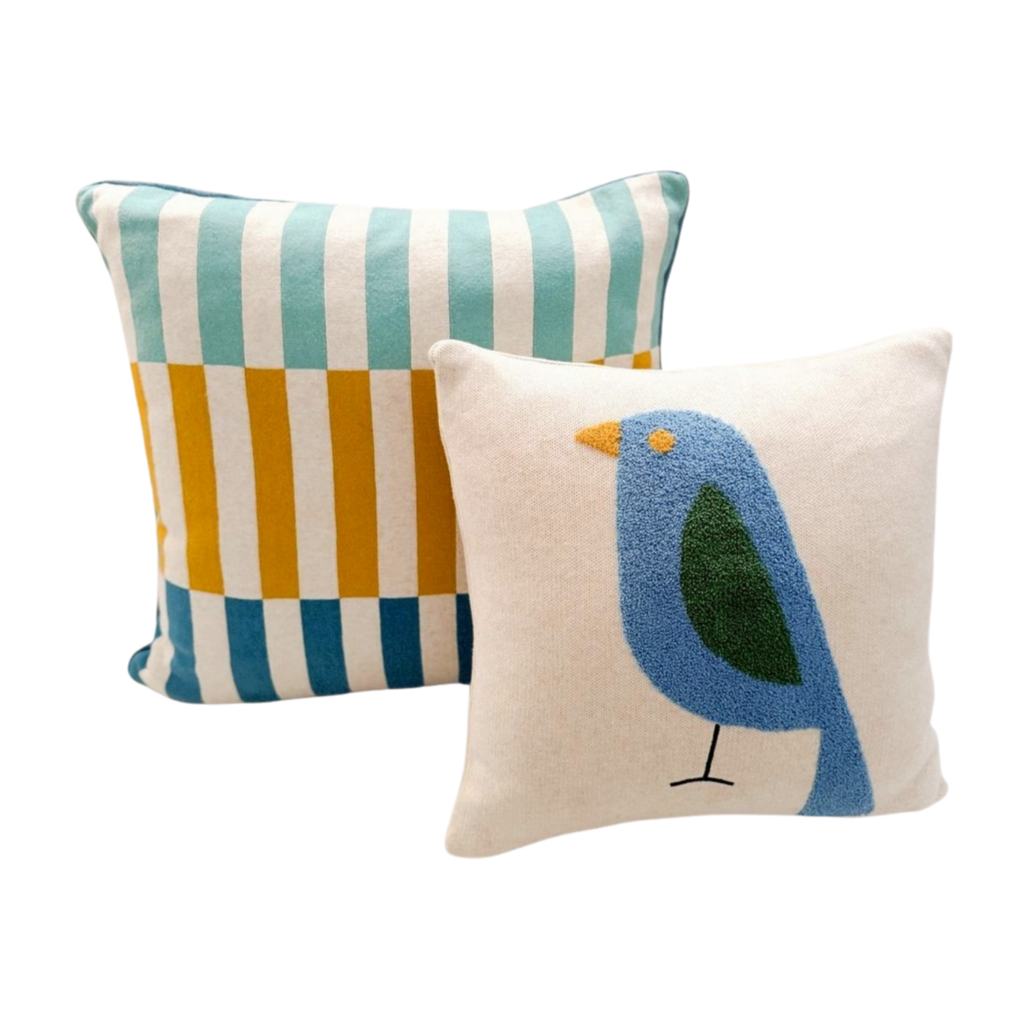 Funky Doris Mini Kissenhülle Modell "Birdy" Blau