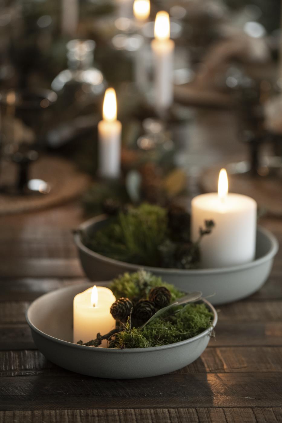 IB Laursen runde Metallschale klein grau