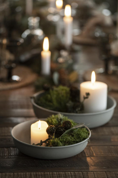 IB Laursen runde Metallschale klein grau