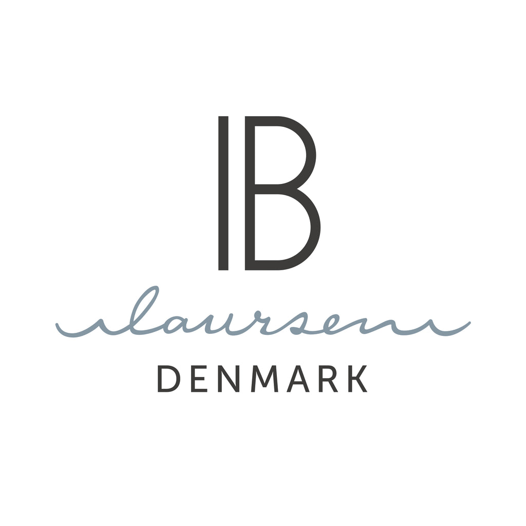 IB Laursen Quilt braun beige rost gestreift