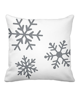 Krasilnikoff Kissenbezug Snow Flakes