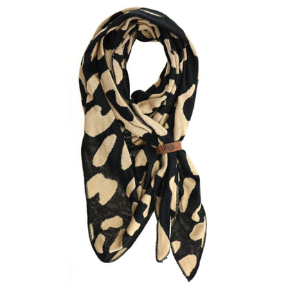Lot83 Schal Bobbie schwarz camel