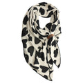 Lot83 Schal Luna Schwarz mit Herzprint