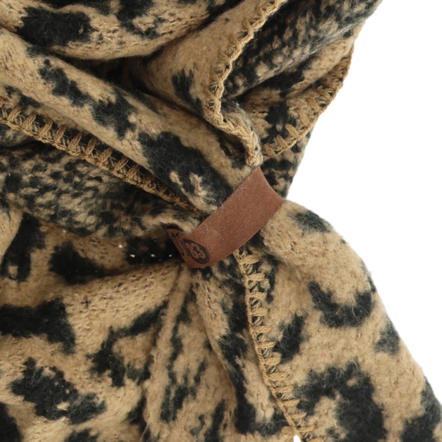 Lot83 Schal Nina Leopard Taupe